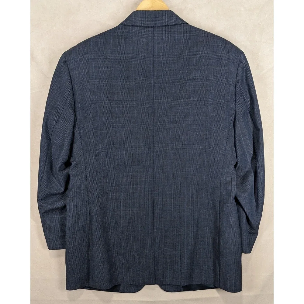 JOS A BANK‎ 42 MENS SPORT COAT EXECUTIVE COLLECTION PLAID GRAY 44
